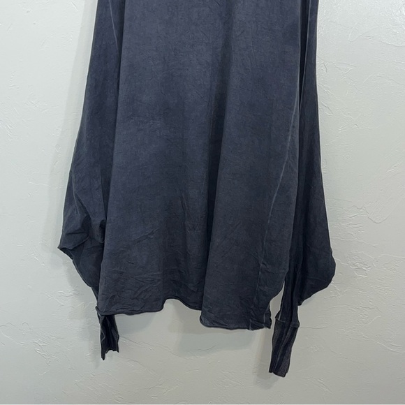 Luukaa Sleeveless Handkerchief Oversized Lagenlook Hem Tunic Top Size 8 - Picture 4 of 10